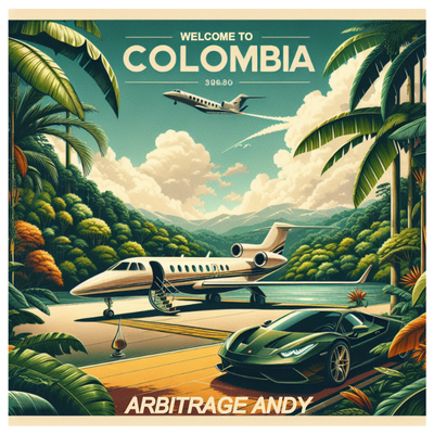 Arbitrage Andy Visit Colombia T Shirt - Arbitrage Andy