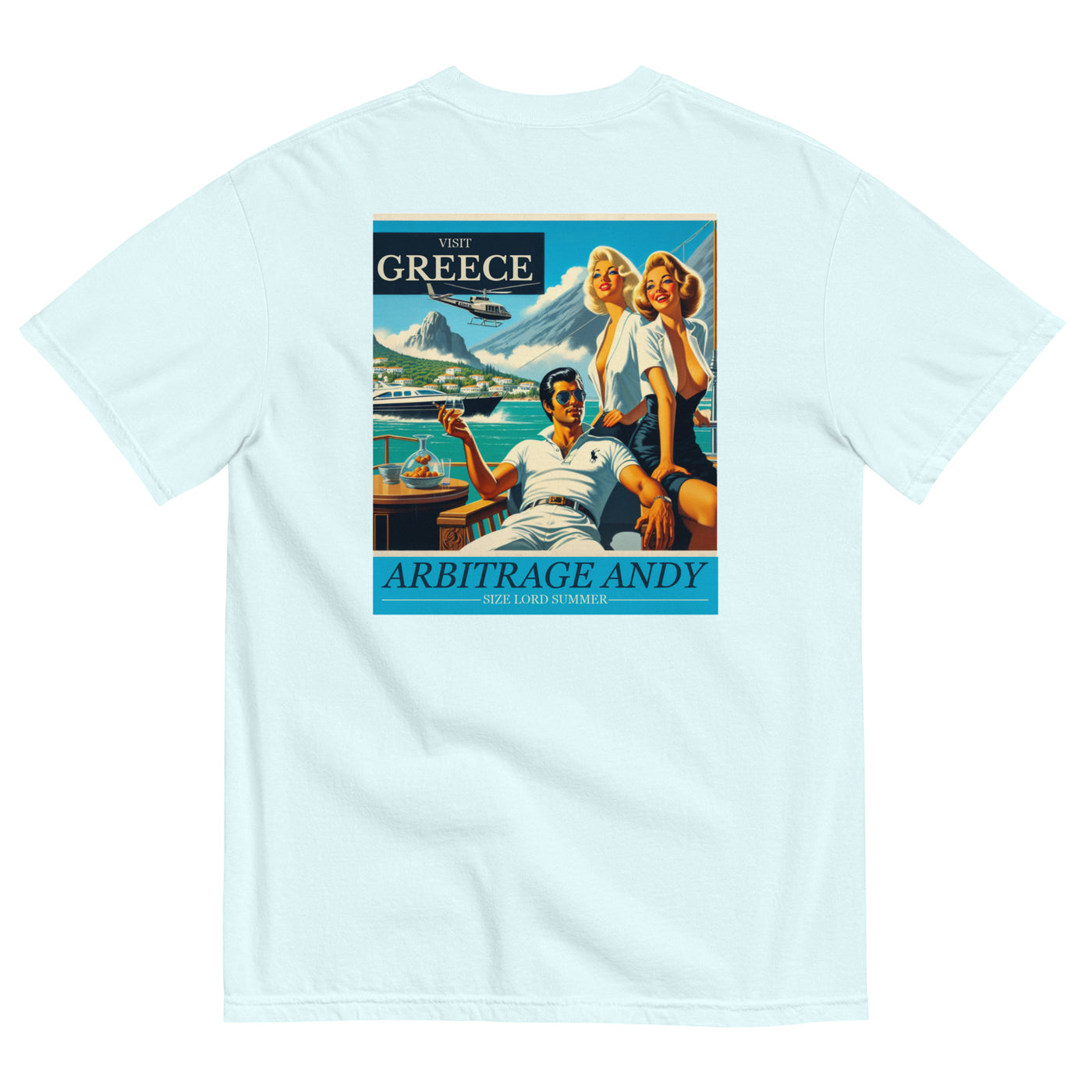 Arbitrage Andy Visit Greece T Shirt - Arbitrage Andy