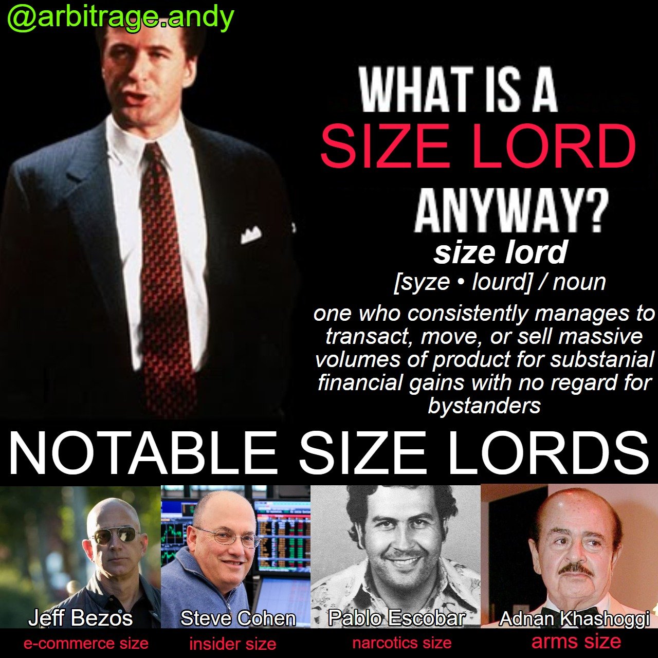Size Lord Mug - Arbitrage Andy