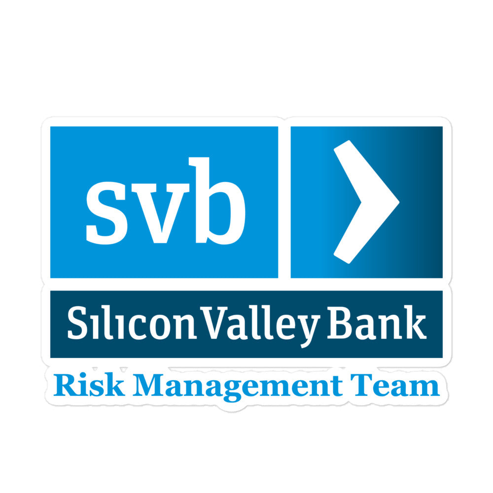 SVB Risk Management Sticker - Arbitrage Andy