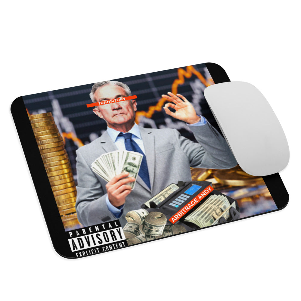 Jpow Global Markets Mouse Pad - Arbitrage Andy
