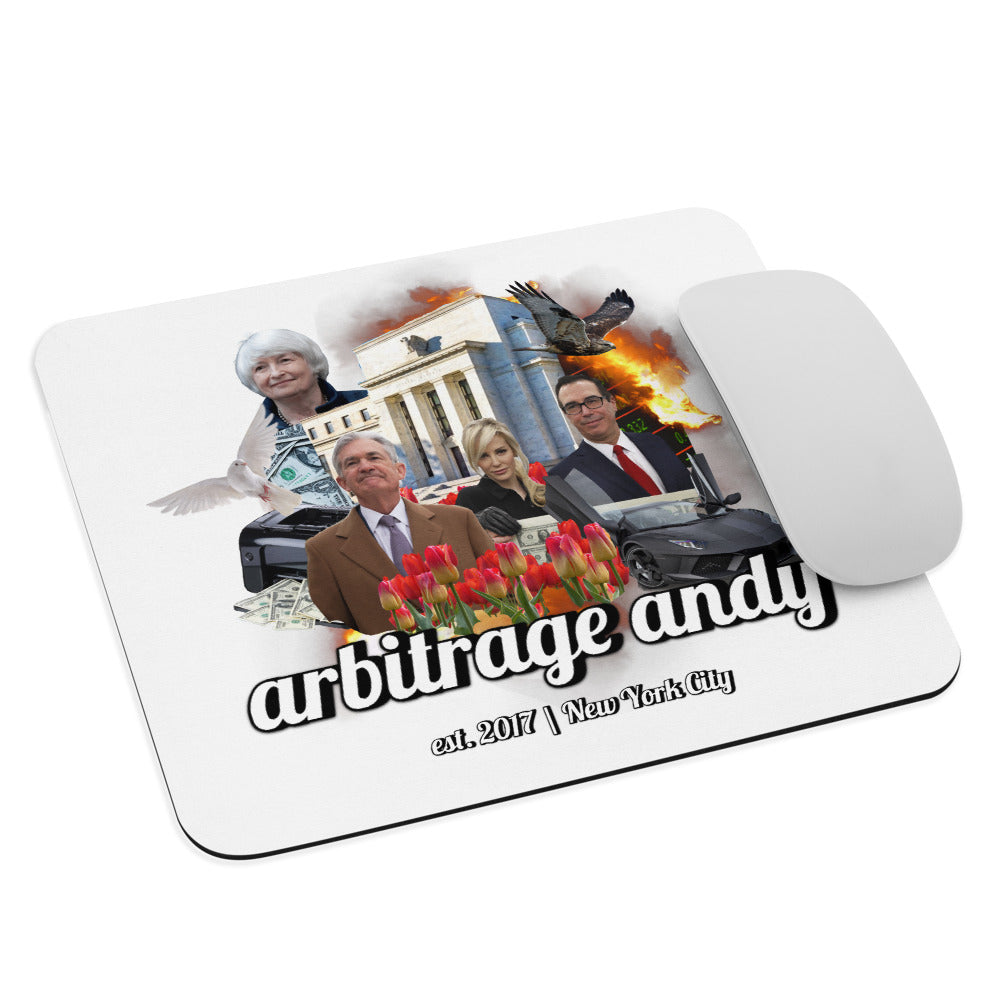 Fed Drip Mouse pad - Arbitrage Andy
