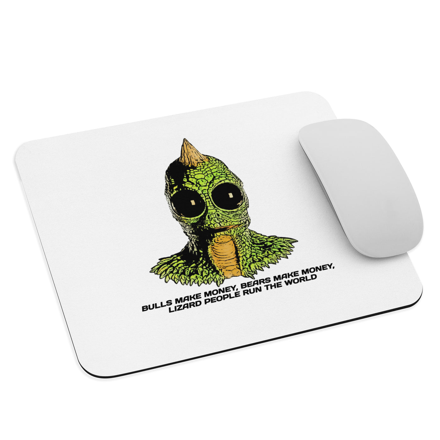 Lizard People Mouse Pad - Arbitrage Andy