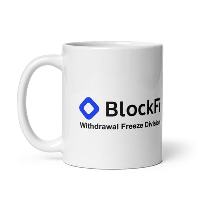 BlockFi Withdrawal Division Mug - Arbitrage Andy