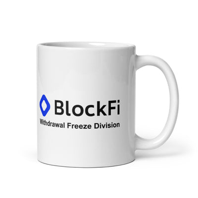 BlockFi Withdrawal Division Mug - Arbitrage Andy